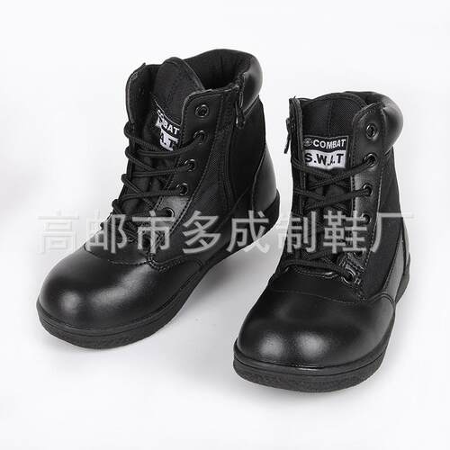 夏季儿童训练鞋户外登山鞋战术靴战训靴高帮沙漠靴鞋