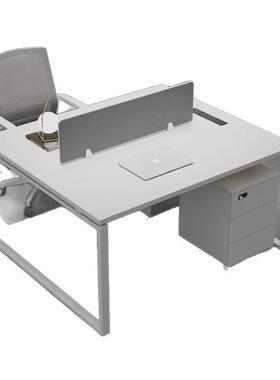 职员办公桌椅组合员工位四人位屏风卡座位2/46人办公家具简约现代