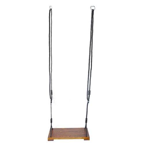 热销木板秋千室内户外民宿荡秋千碳化松木儿童秋千