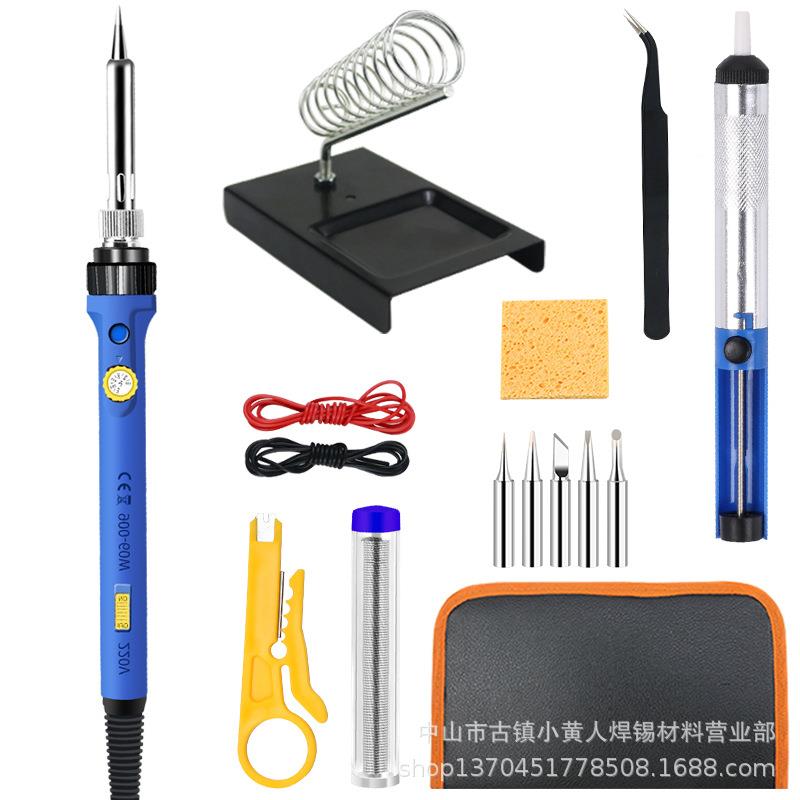 外贸新款恒温规3电烙铁可调温焊工具包接套装欧96烙铁60W厂家