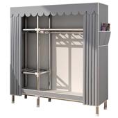 简易衣柜家用卧室出租房结实耐用组装 布衣柜柜子挂衣衣橱收纳柜