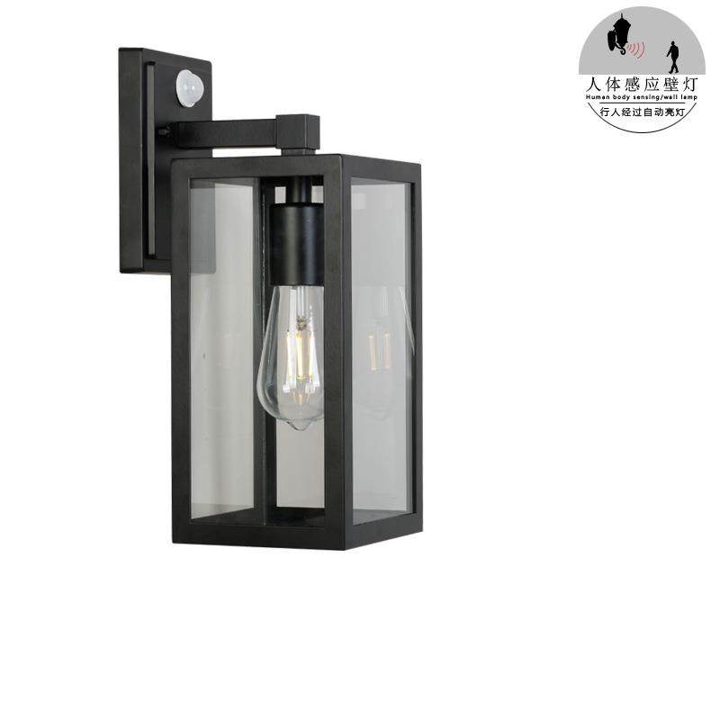 人体感应壁灯正方形简约铁艺墙壁灯楼梯过道智能感应户外壁灯,家装灯饰光源,投光灯/泛光灯,淘宝优惠券,粉丝福利购,淘宝优惠卷