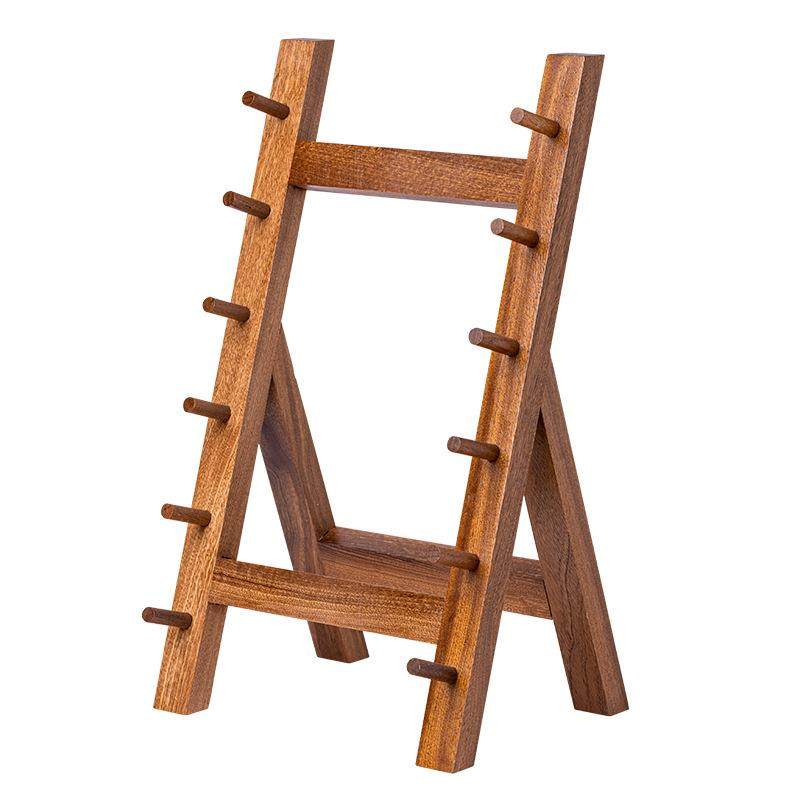 日式多层刀架木制品寿司沙比利刀座使用摆刀木架子厨房用品置物架