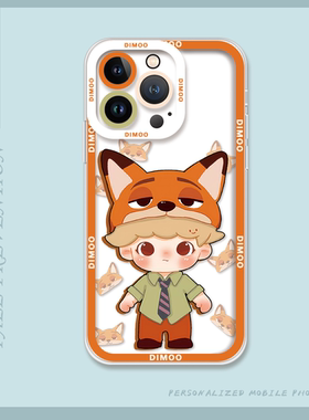 苹果iPhone17promax尼克dimoo手机壳透明磨砂硅胶保护套动漫壳适用一加ACEPro荣耀Magic4ProvivoX27Pro苹果13