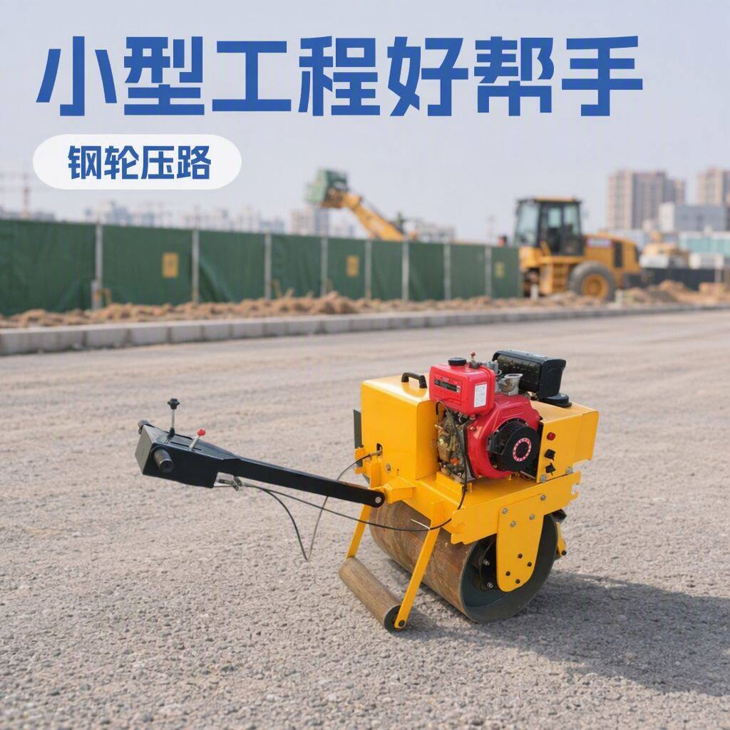 JMTYL-700D手扶单轮压路机双轮压实机小型矿用设备厂家加工配件图片