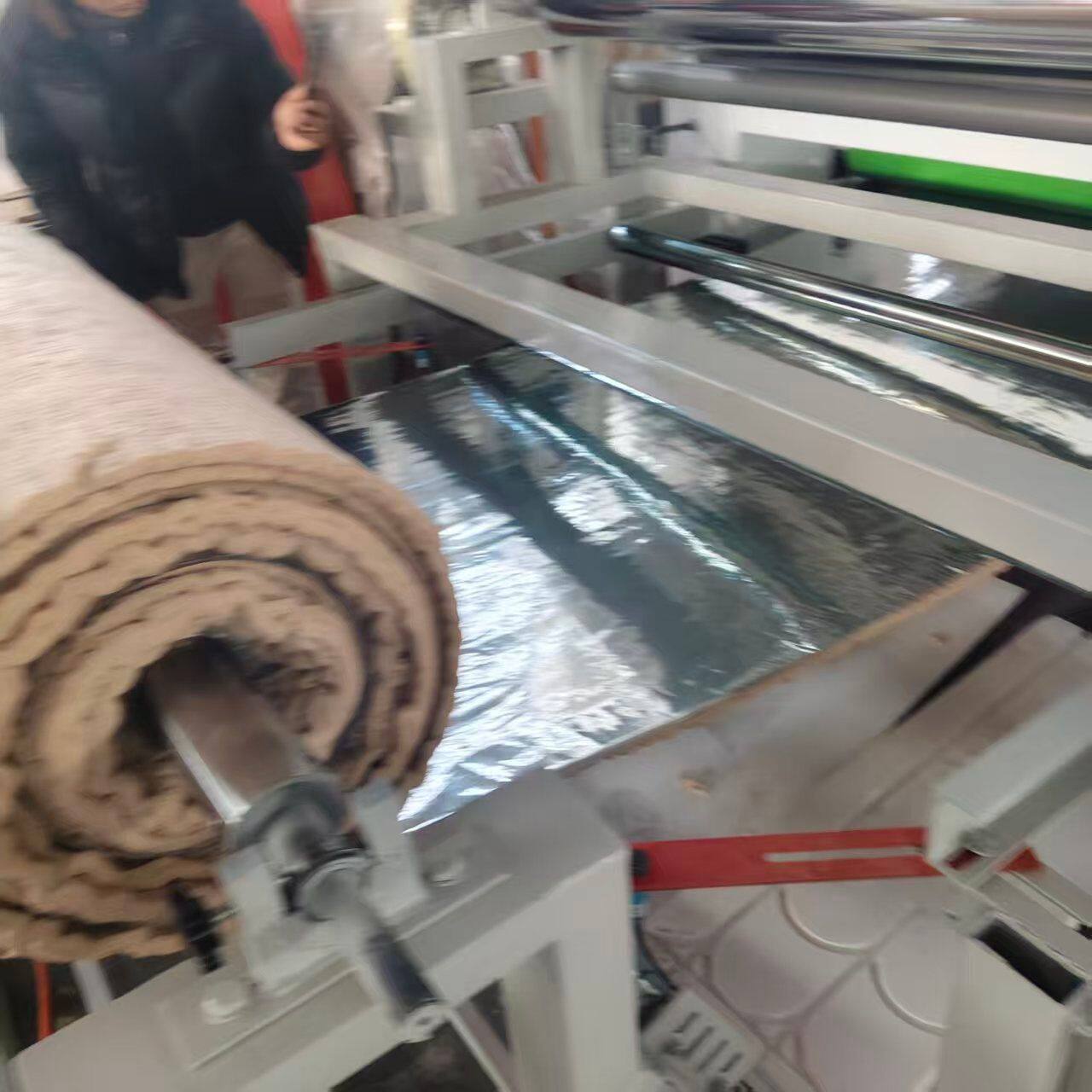 非标定制各种陶瓷保温棉阻燃板热复合机铝箔上胶玻纤棉涂胶贴面机