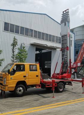 高空搬运云梯车 32米的云梯车 工地用的施工电梯车 电动葫芦 泵车
