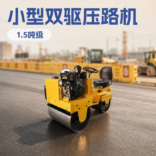 SDGK-1.5T液压双驱压路机 神东工矿小型矿用设备厂家加工配件