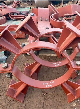 博天销售XZ2.219 双径向限位支座XZ2B XZ2A单径限位支架 焊接管托