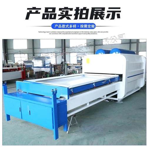 高低压双加温硬包软包真空覆膜机 3米衣柜门高分子膜吸塑机