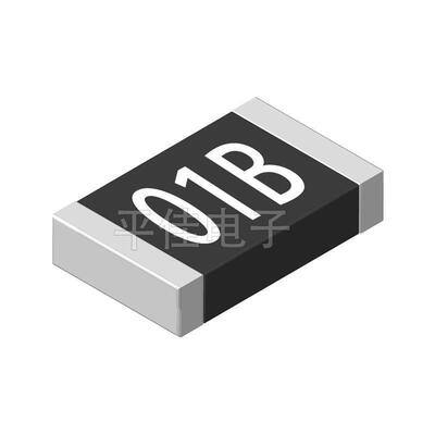 贴片电阻0603封装 1KR 1KΩ 精密度1% 5% 1/10W 丝印:01B 102