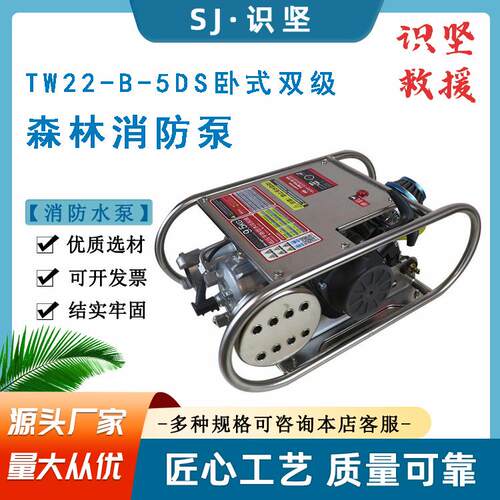 DC-CDI点火启动不锈钢材质双级叶轮离心泵TW22-B-5DS卧式消防水泵