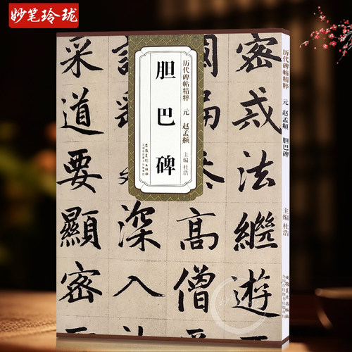 赵孟頫胆巴碑 元 历代碑帖精粹 赵体楷书书法毛笔临摹练字帖 附简体旁注 传世书法名品 安徽美术出版社