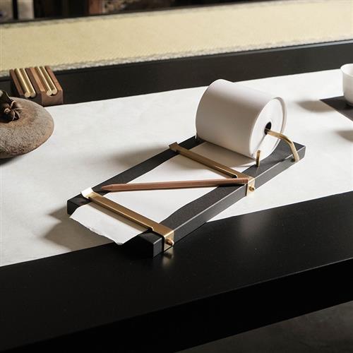 个性黄铜活页写单夹 餐厅金属点单便捷板夹可挂写字垫板定制LOGO