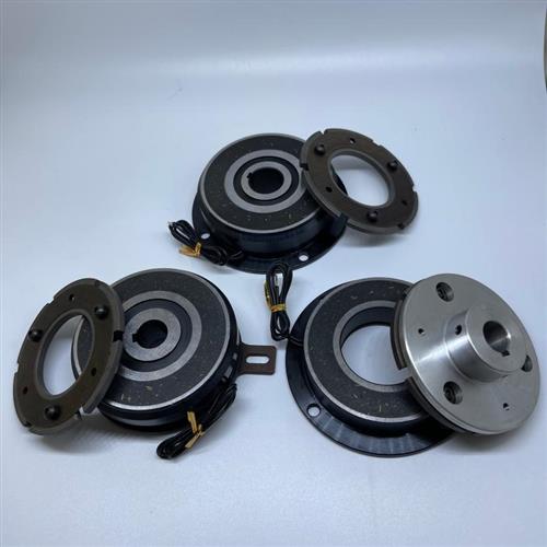 电磁离合器刹车器干式带轴承通电制动断电分离刹车离合器DC24V12V