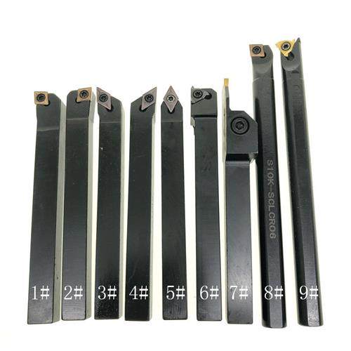 数控刀杆车刀刀具8mm*8方仪表车床外圆刀刀套装不锈钢加工小车刀