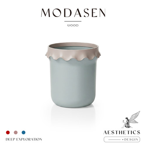 MODASEN简约耐用压圈式垃圾桶