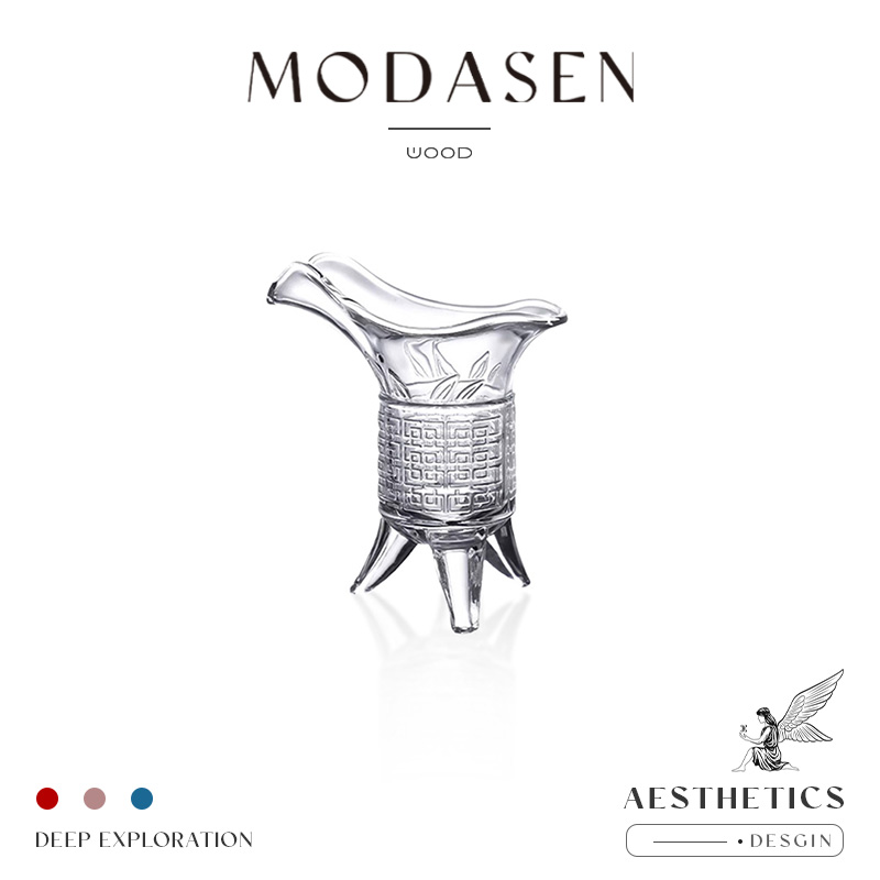 MODASEN创意仿古玻璃白酒杯套装