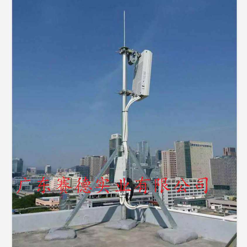 厂家移动联通楼顶5g通信基站抱杆5g信号发射塔5g抱杆