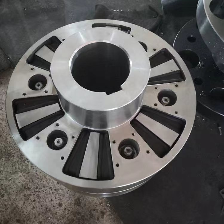 大扭矩LK型弹性块联轴器厂家生产材质45锻件传动件配件