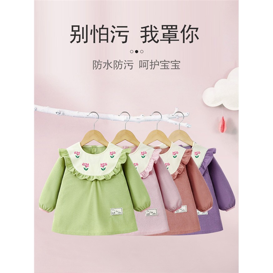 女宝宝罩衣外穿公主裙秋