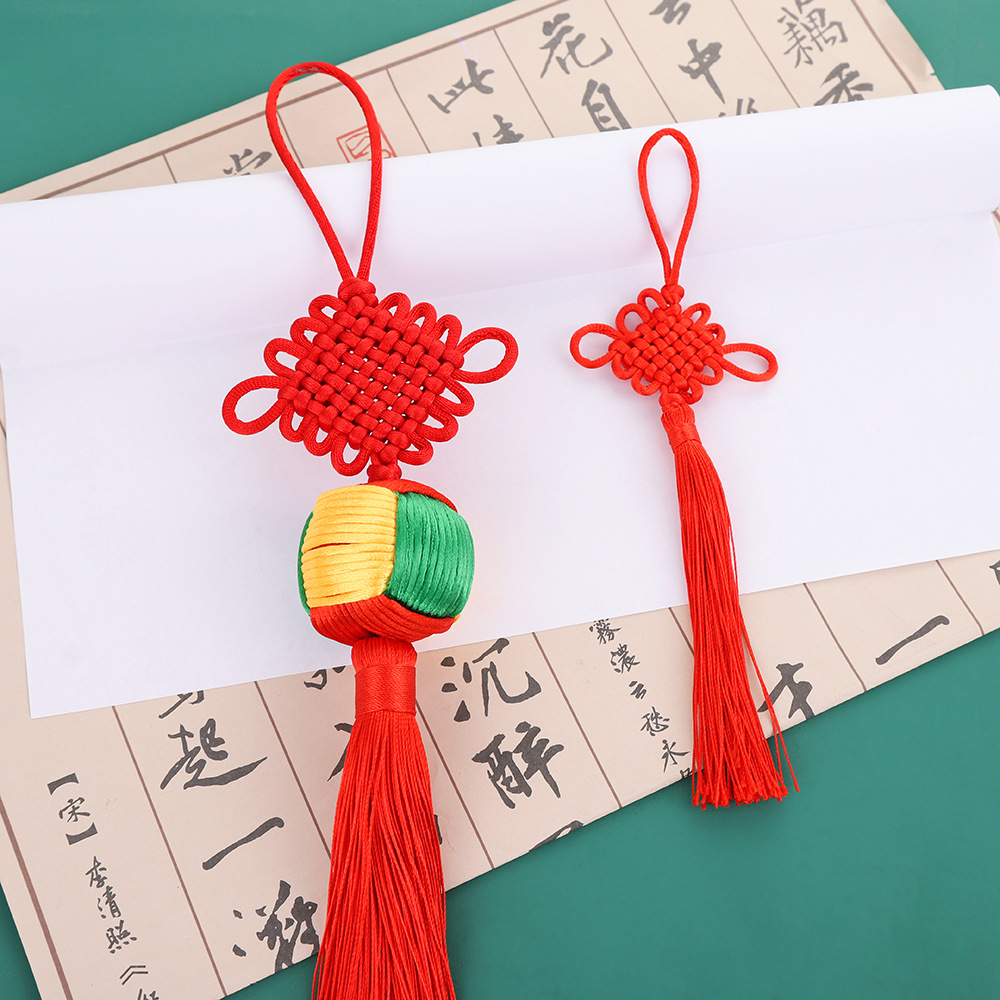 小号中国结中国特色礼物送老外促销礼品车载挂饰流苏挂件
