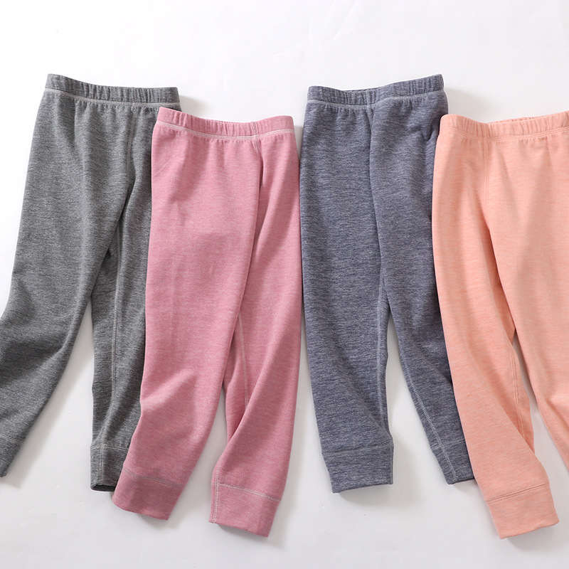 儿童秋裤无痕男童女童秋冬保暖裤5A抗菌校服裤打底宝宝秋裤新