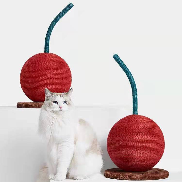 樱桃猫爬架橘子圣诞树材料diy仙人掌圣诞猫爬架猫抓板小户型