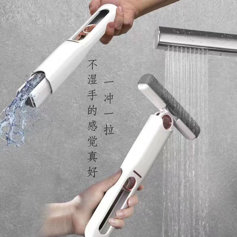 手持迷你小号拖把擦桌面玻璃厨房多功能网红懒人神器免手洗胶棉