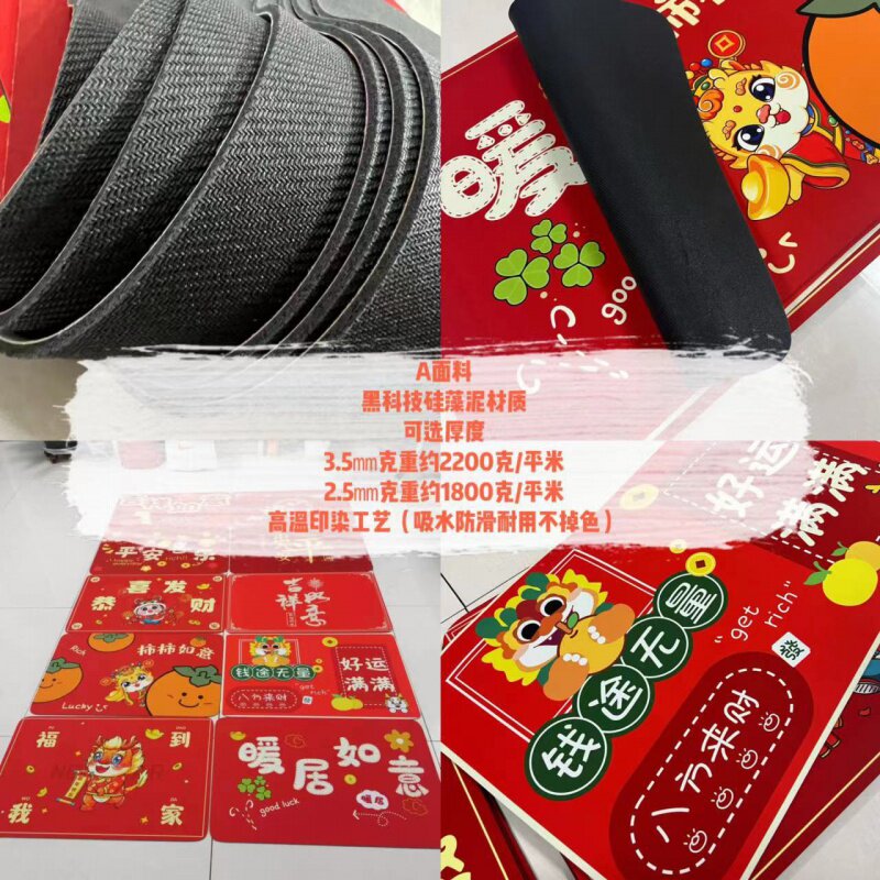 新年龙年入户门垫过年装饰家用垫
