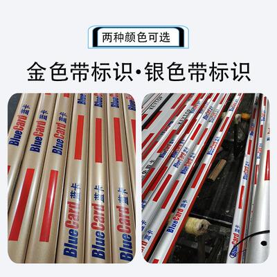 蓝卡道闸杆带灯带停车场道闸栏杆折叠带防砸胶条升降直杆bluecard