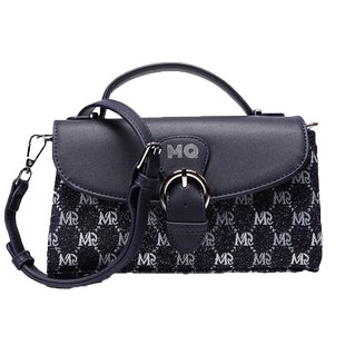 MQ新款手提包女老花包斜挎单肩包原创潮流小众设计马鞍包复古轻奢