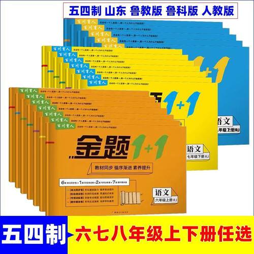 五四制六七八年级试卷全套