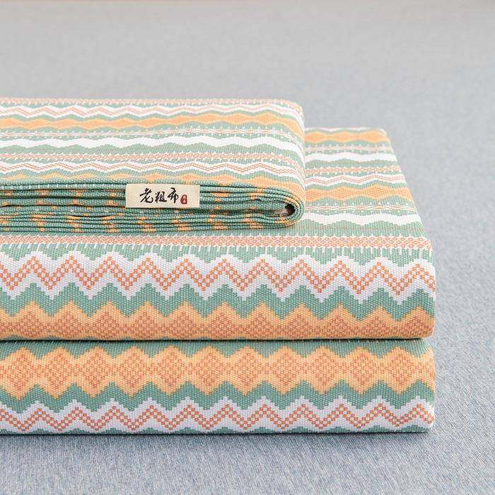 老粗布床单纯棉单件凉席三件套炕单被单枕套学生宿舍单双人双人床,床上用品,床单,淘宝优惠券,粉丝福利购,淘宝优惠卷