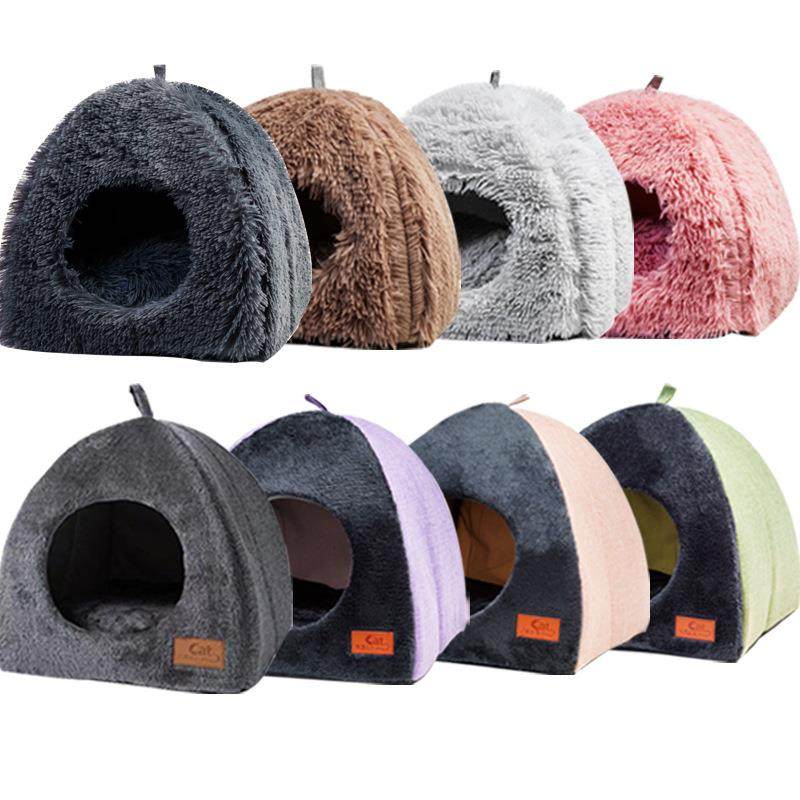 猫窝冬季保暖三角形加厚立体封闭式猫床小狗窝猫房子猫咪用品,宠物/宠物食品及用品,猫窝/屋/帐篷/沙发,淘宝优惠券,粉丝福利购,淘宝优惠卷