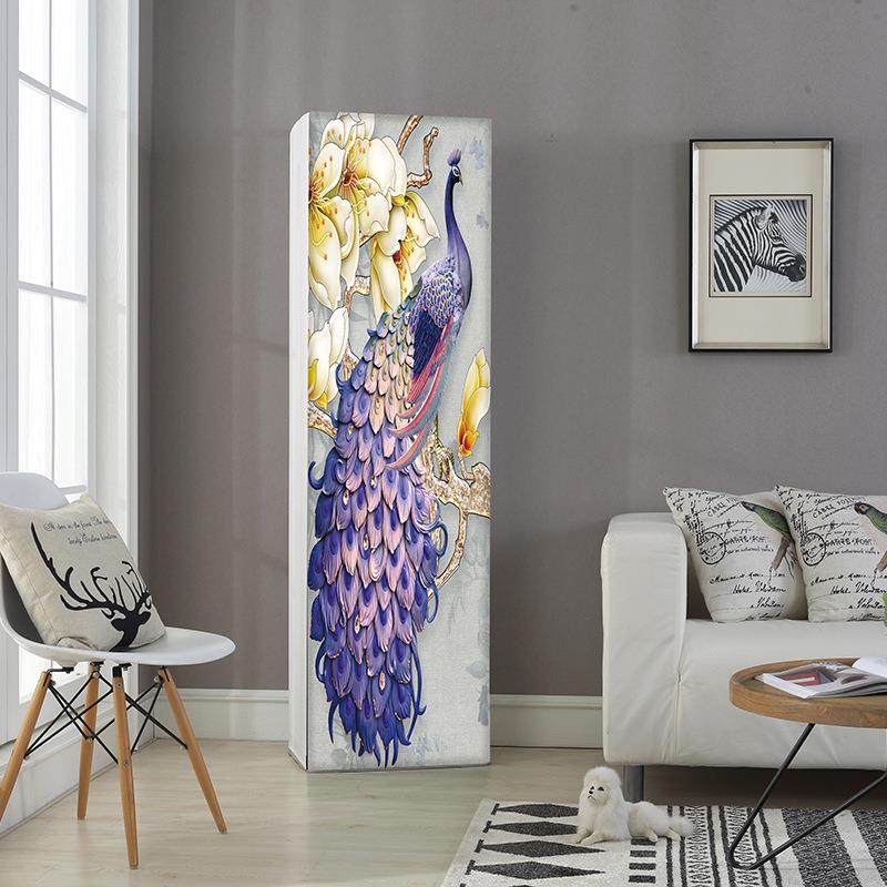 升级绒布空调罩韩版布艺客厅立式空调套防尘罩全包方形柜机罩,居家布艺,床头罩,淘宝优惠券,粉丝福利购,淘宝优惠卷