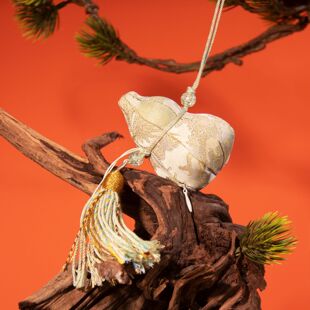 Chinese style zipper, gourd bag, purse, amulet, safety bag, pendant, Loong Boat Festival gift