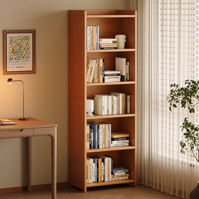 Bookshelf, floor to ceiling storage rack, integrated wall mounted narrow cabinet, simple storage cabinet, home living r