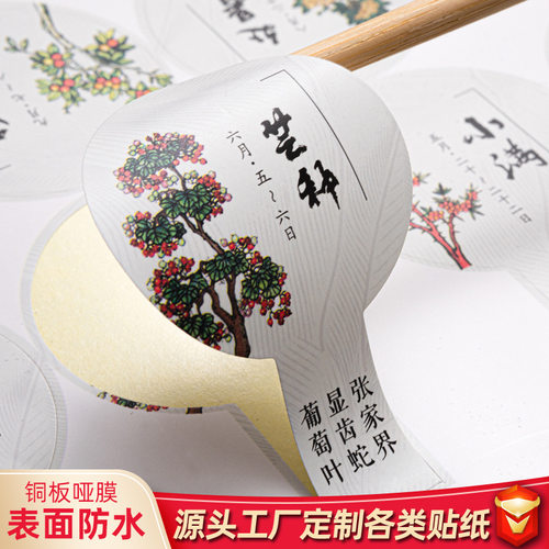 Customized colored adhesive label printing transparent PVC hot stamping LOO sticker convex crystal drop adhesive tradem