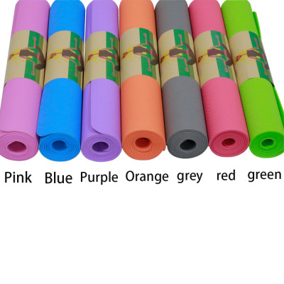 High density EVA yoga mat 4mm 6mm outdoor Pilates cross-border fitness mat low foam dance mat