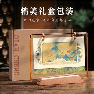 台历2026实木日历商务桌面摆件金属架马年礼品文艺摆台月历定制