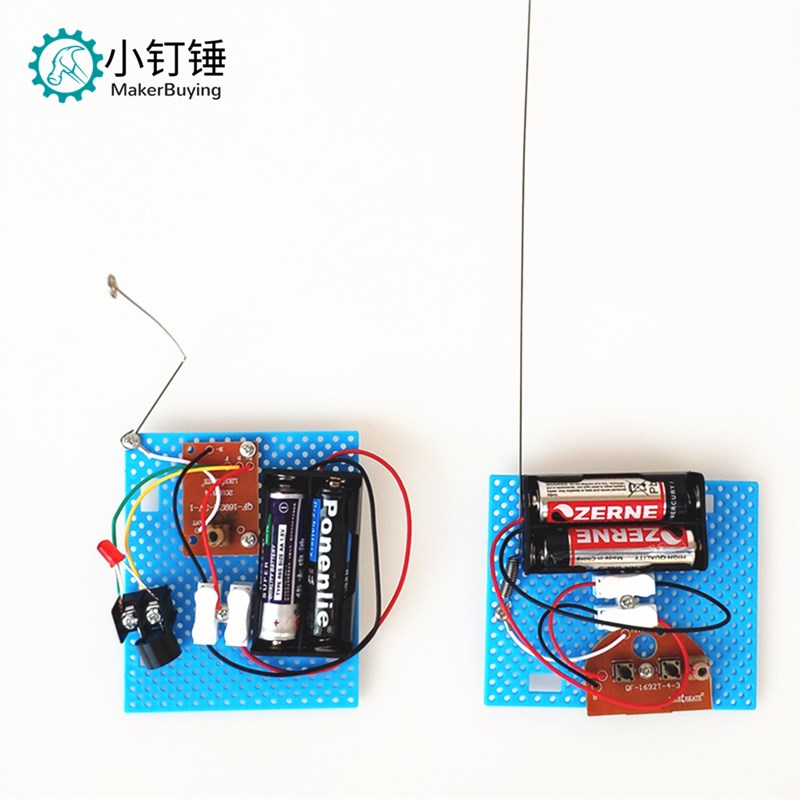 无线电发报机模型 科学实验手工制作 中小学生科技制作自制电报机