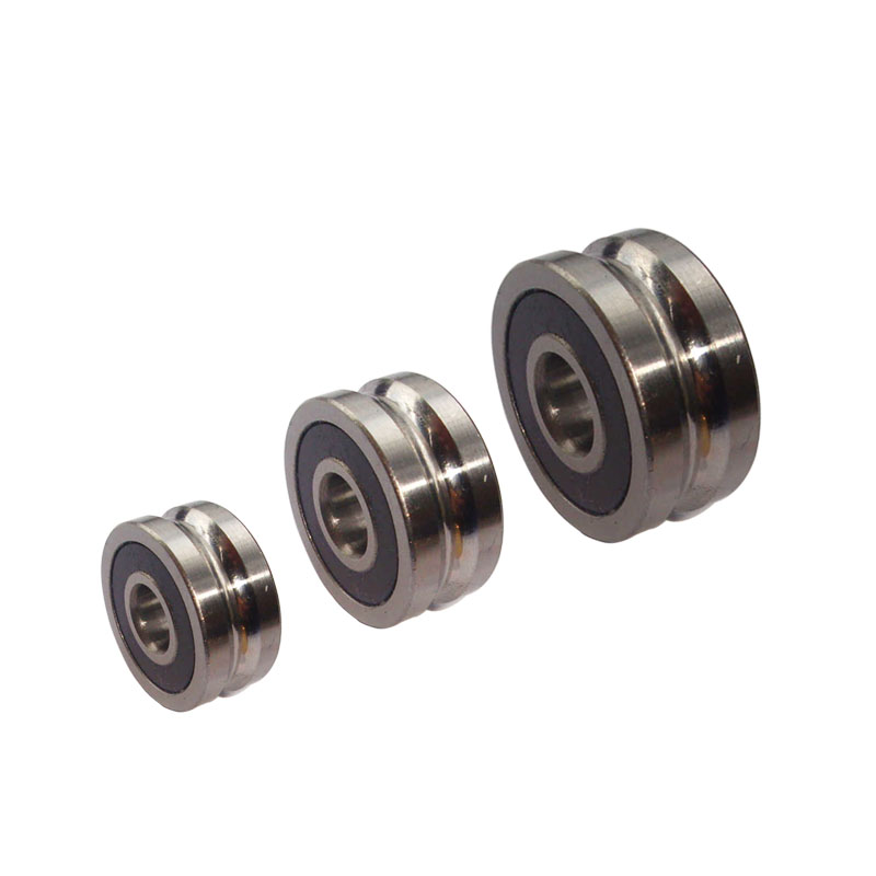 LFR双列导轨滚轮U型槽轴承oLFR5200/8 LFR5201-10 LFR5202-12KDD