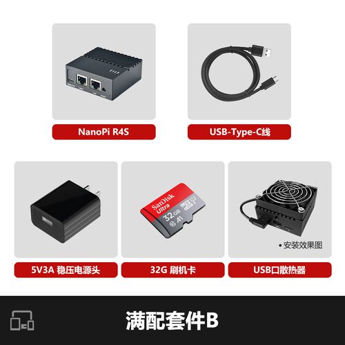 友善NanoPi R4S/R4SE开发板RK3399瑞芯微CortexA72双千兆网口开源