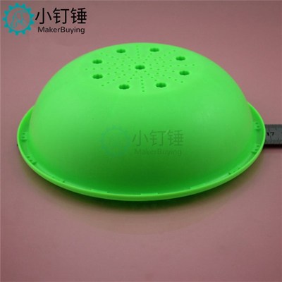 16850绿 八角盆 小水盆 多孔盘 底八角盆 科技积木零件