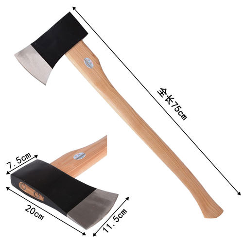 6411锰钢手斧户外斧子兵工斧战斧消防斧头野营把斧木工斧军斧