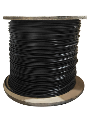 黑色包塑钢丝绳304不锈钢细钢丝绳0.8-1.2mm2mm1mMm1.5mm3mm4mm5m