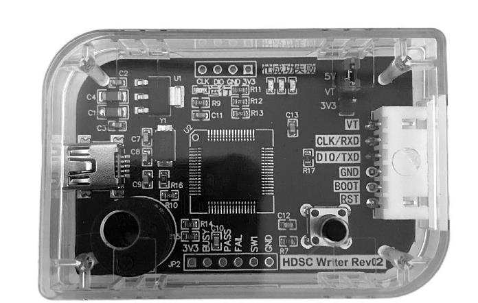 HDSC CCID华大单晶片下载器脱机程式设计器HC32线上ISP离线烧录带
