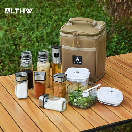 LTHW旅腾便携调味瓶套装户外露营野炊用品烧烤调料分装瓶组合装