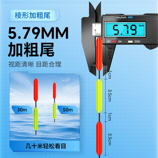 漂滑浮漂路滑鱼漂远投专用鲢鳙鱼漂矶钓漂路亚大物醒目加粗